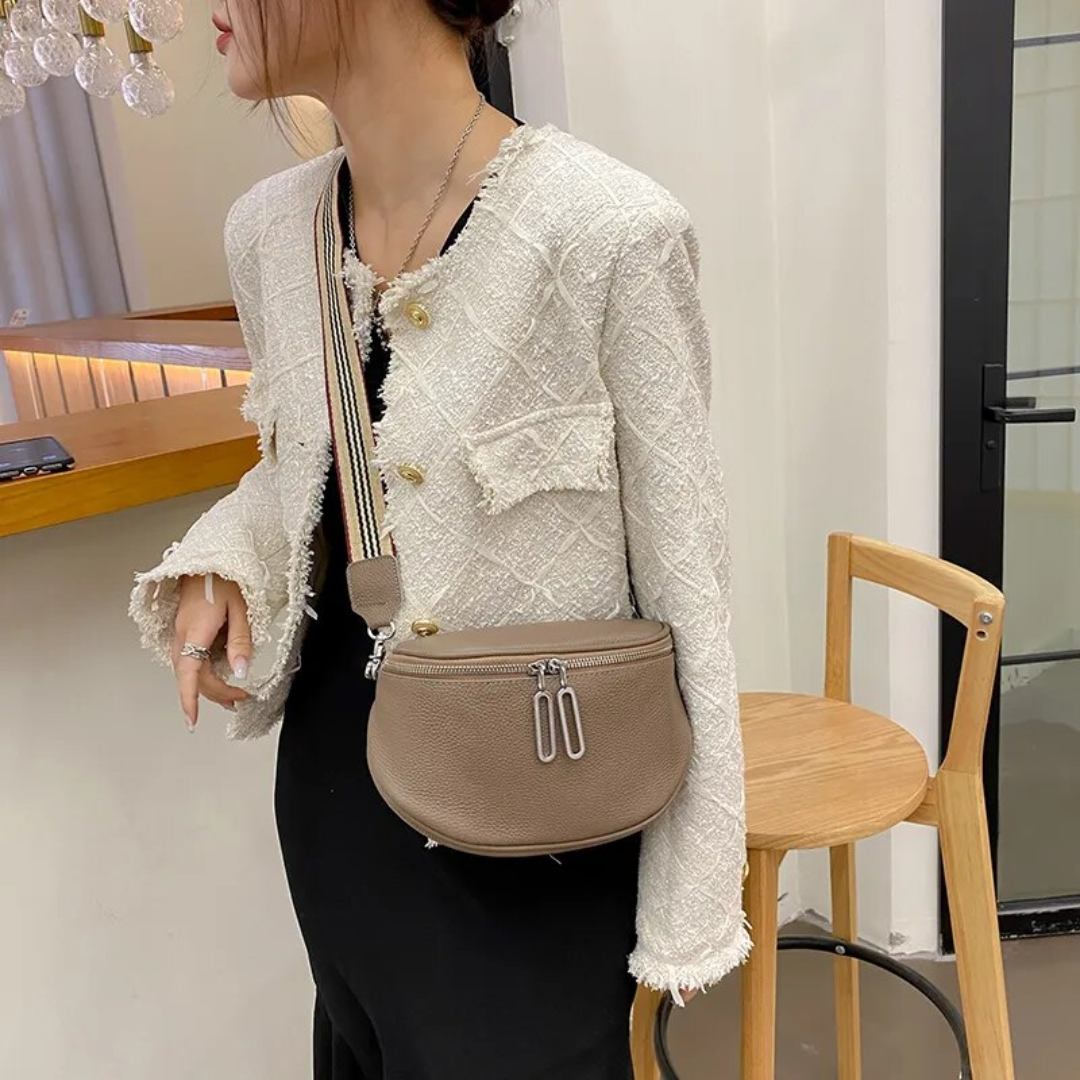 Rosa leather satchel - Cute and trendy-Elly Rose