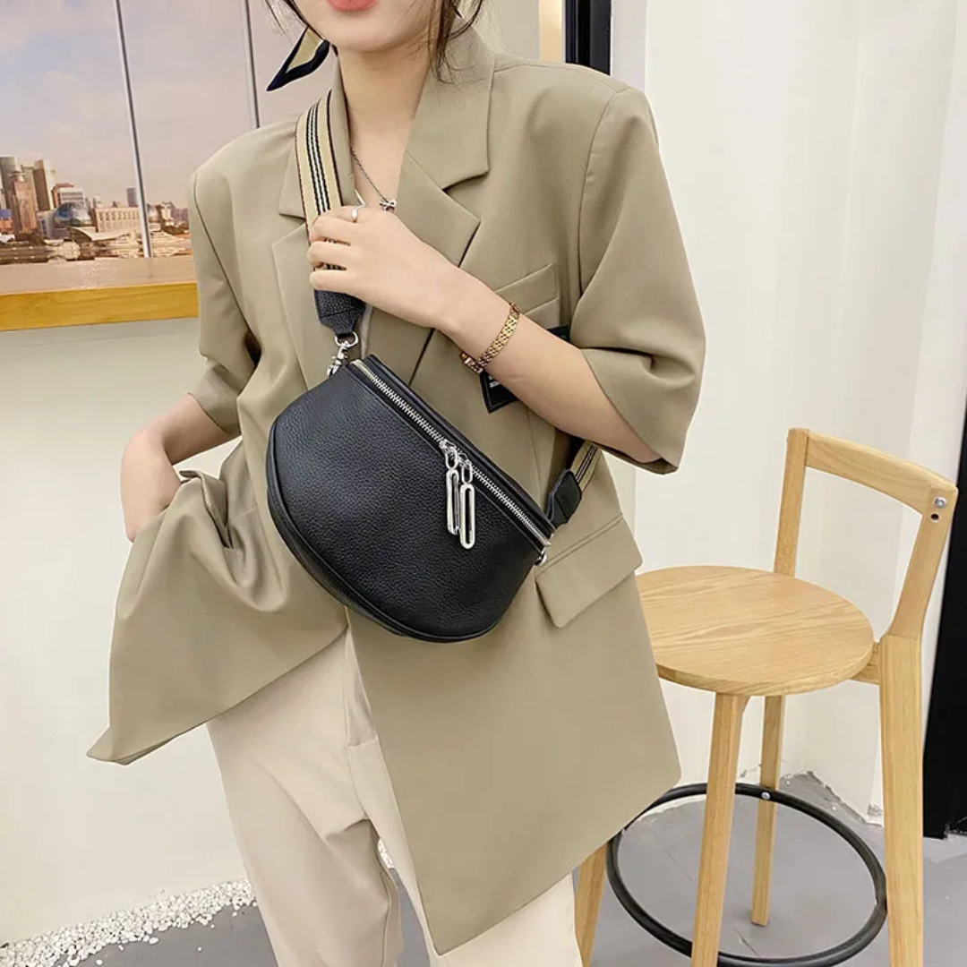 Lucy Leather Saddlebag | Cute and trendy-Elly Rose