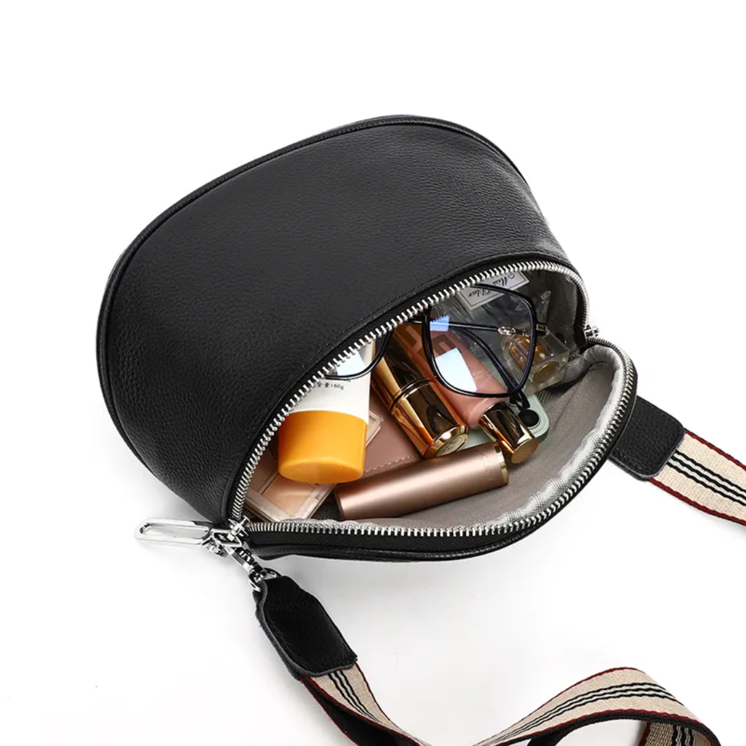 Lucy Leather Saddlebag | Cute and trendy-Elly Rose