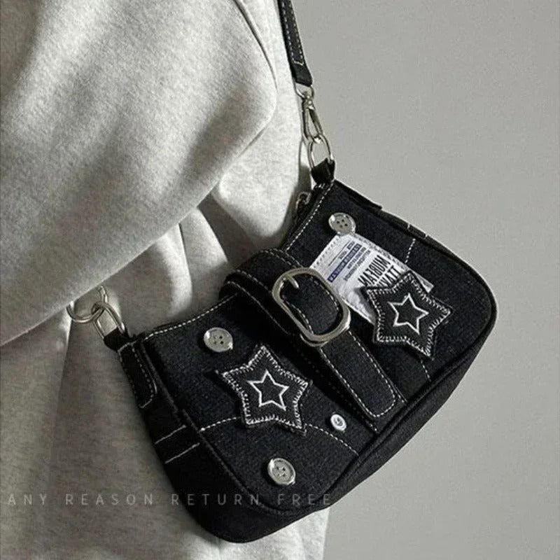 Y2K - Star-shaped shoulder bag-Elly Rose