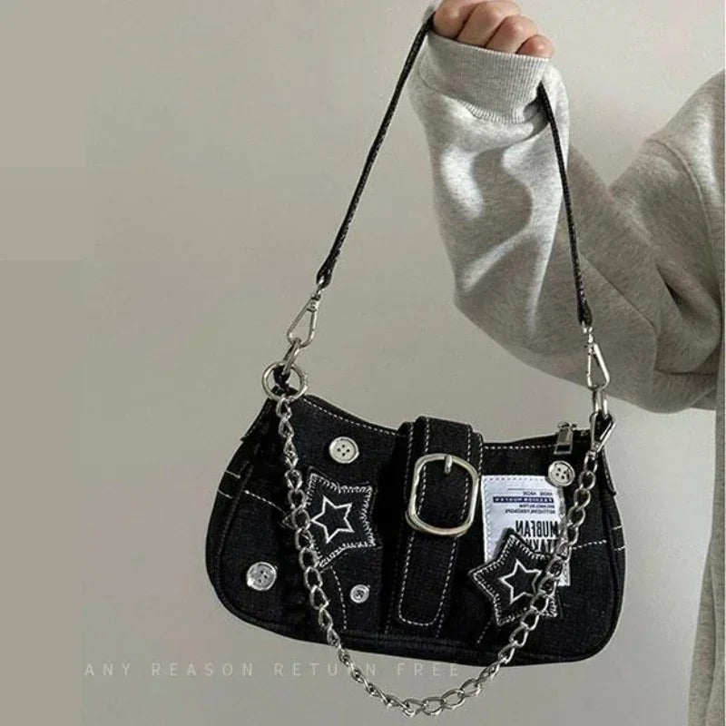 Y2K - Star-shaped shoulder bag-Elly Rose