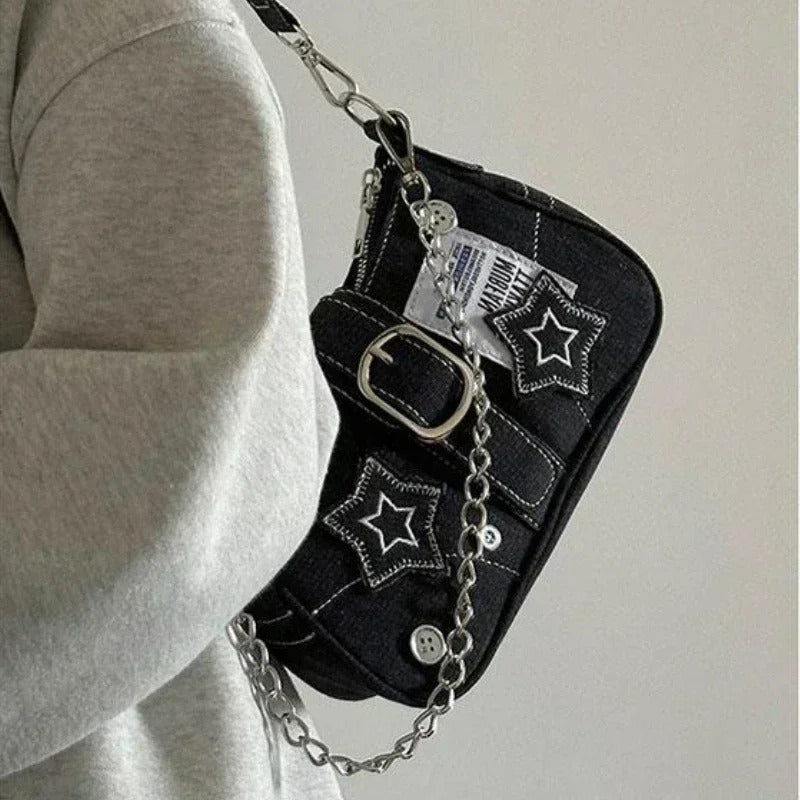 Y2K - Star-shaped shoulder bag-Elly Rose