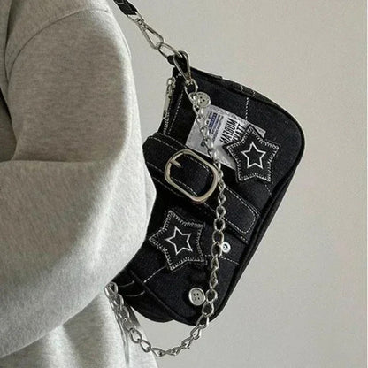 Y2K - Star-shaped shoulder bag-Elly Rose