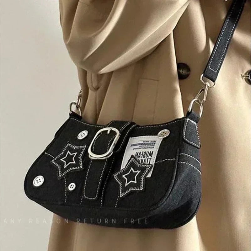Y2K - Star-shaped shoulder bag-Elly Rose