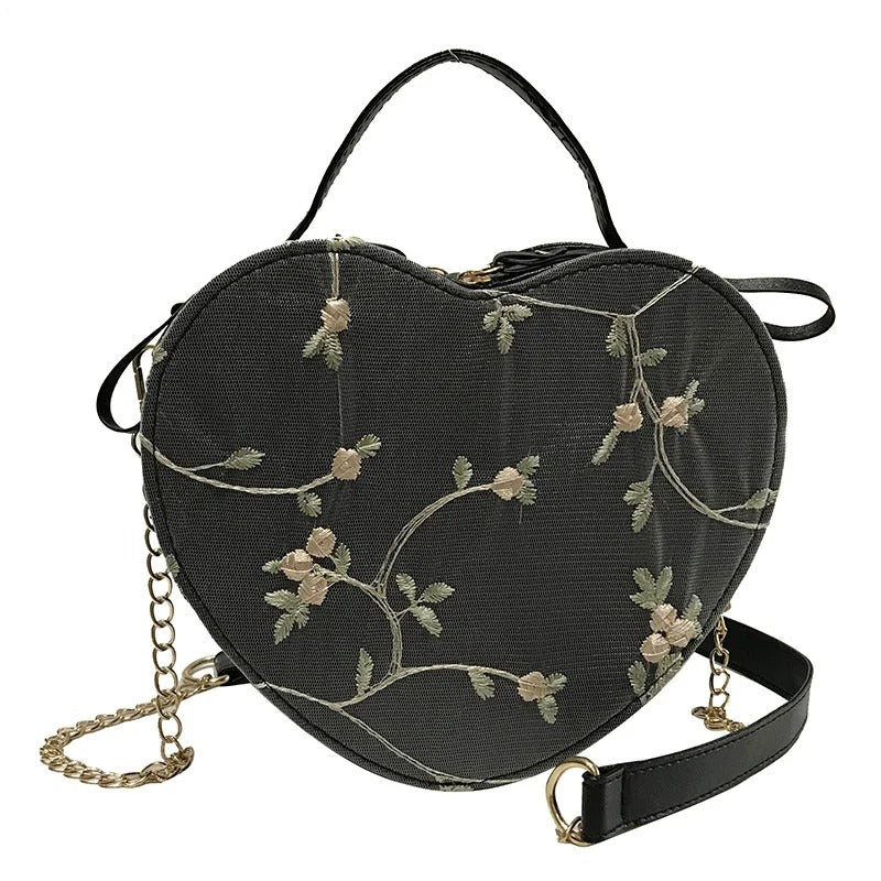 Love - Sturdy heart-shaped shoulder bag-Elly Rose