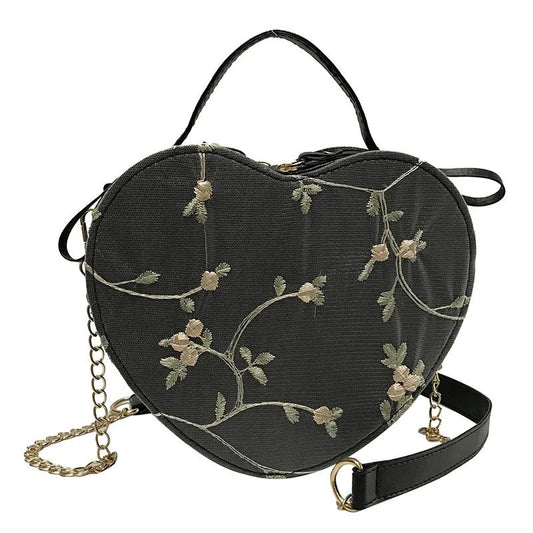 Love - Sturdy heart-shaped shoulder bag-Elly Rose