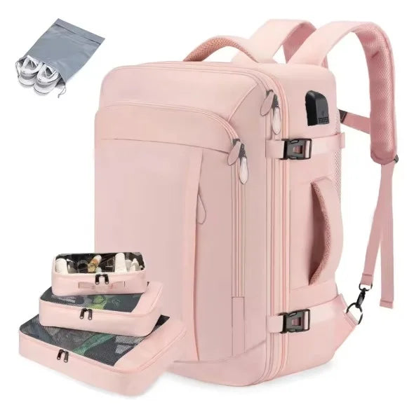 GlobeHaven - Large travel backpack-Elly Rose
