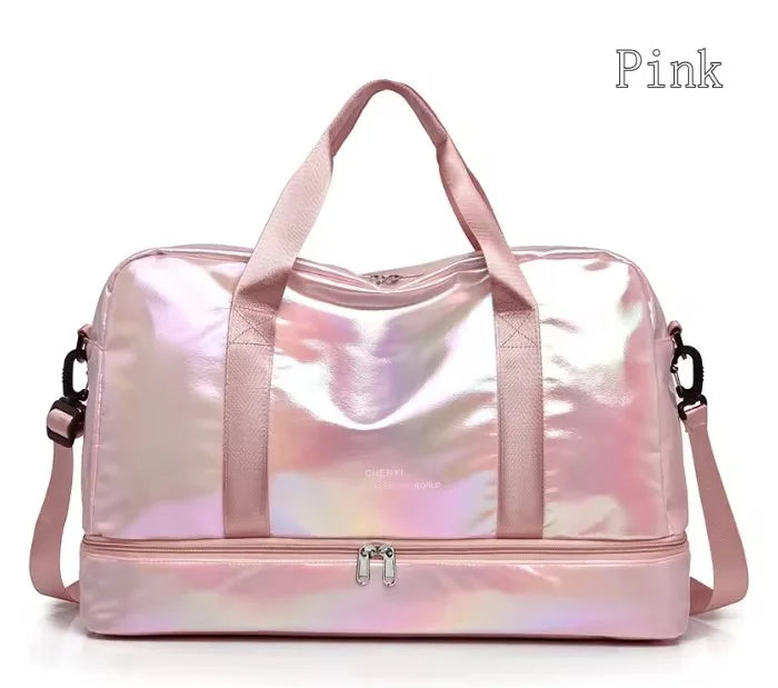 VELUXE - Sporty, shiny travel bag-Elly Rose