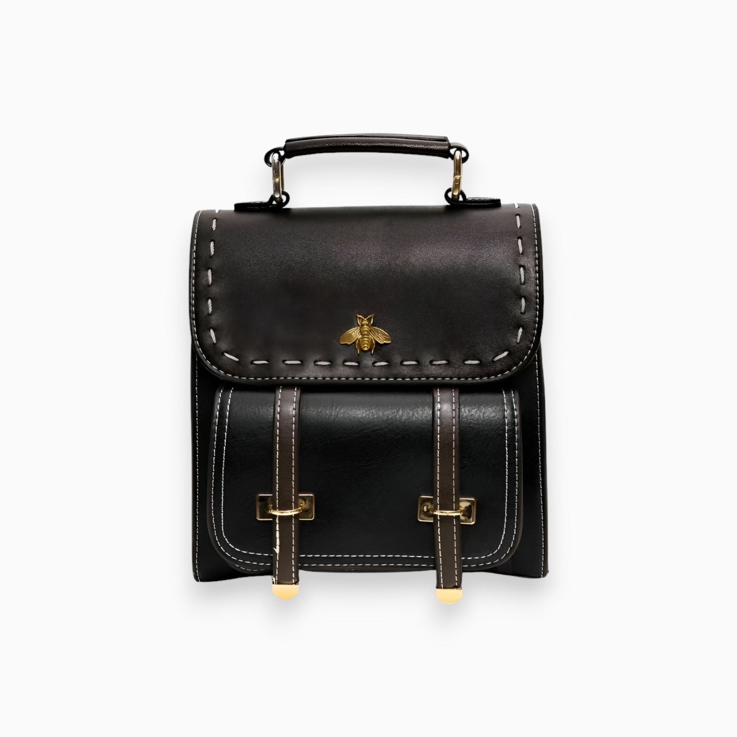 BeeBag - Elegant leather handbag and shoulder bag-Elly Rose