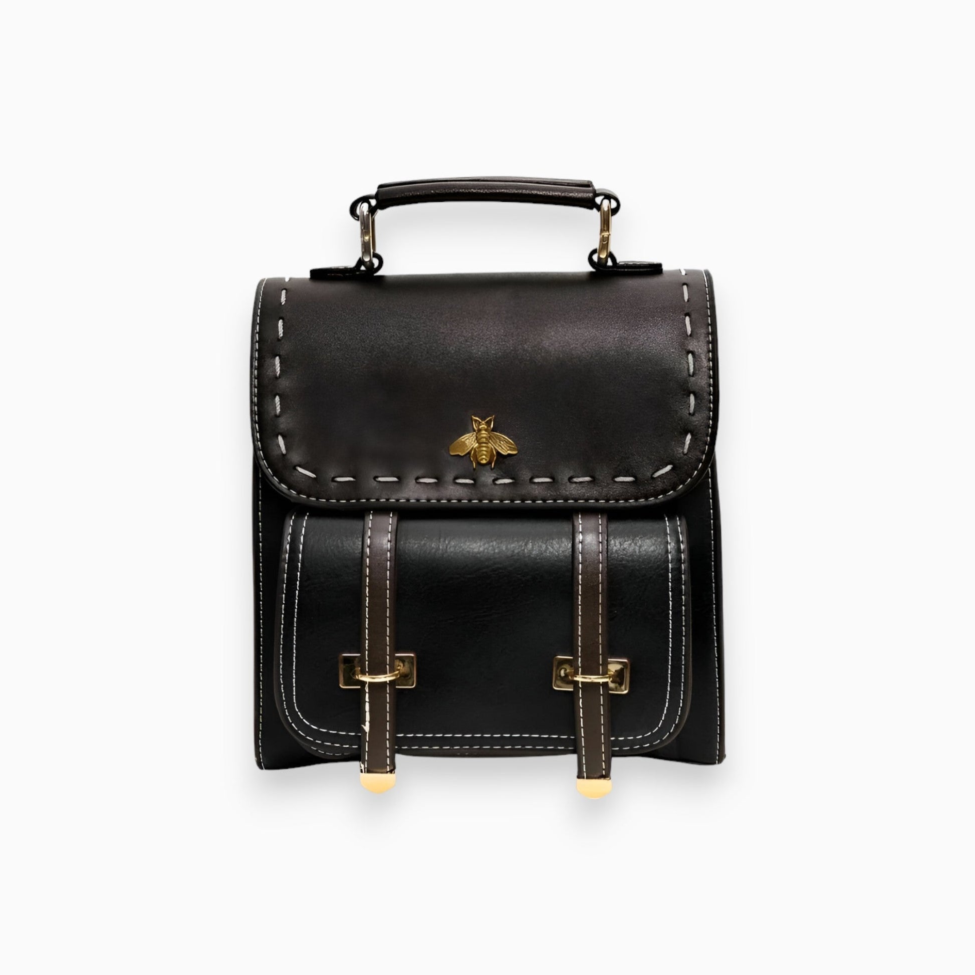 BeeBag - Elegant leather handbag and shoulder bag-Elly Rose