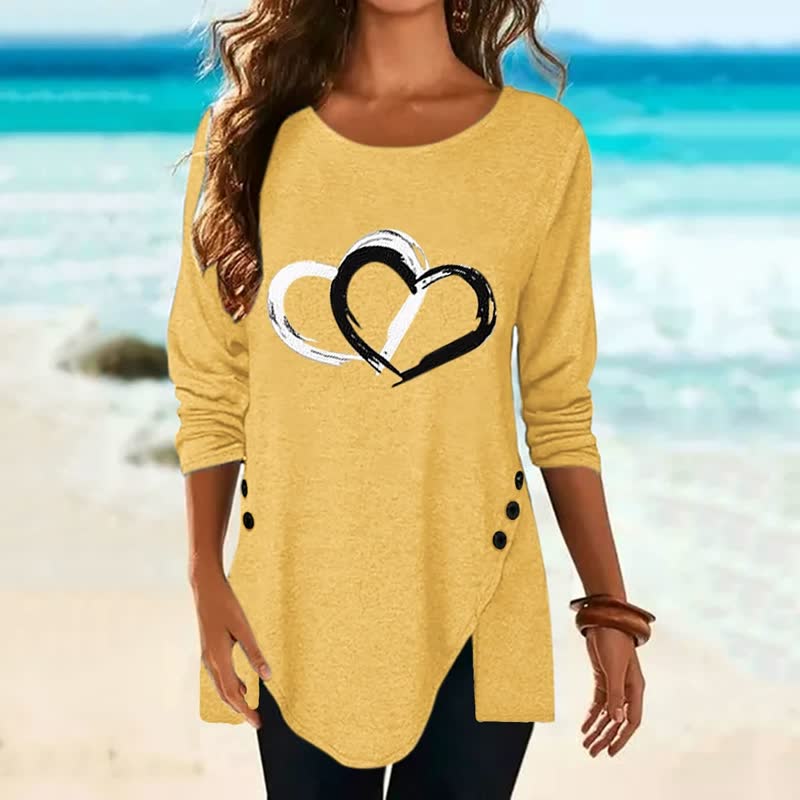 2Hearts™ : Chemise confortable et surdimensionnée pour femmes