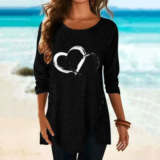 2Hearts™ : Chemise confortable et surdimensionnée pour femmes