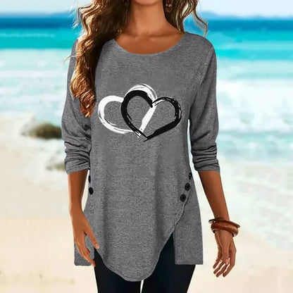 2Hearts™ : Chemise confortable et surdimensionnée pour femmes