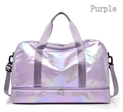 VELUXE - Sporty, shiny travel bag-Elly Rose