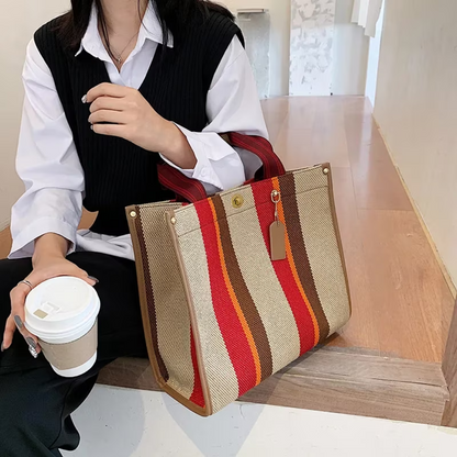 Rachelle canvas carrier bags - Versatile and trendy-Elly Rose