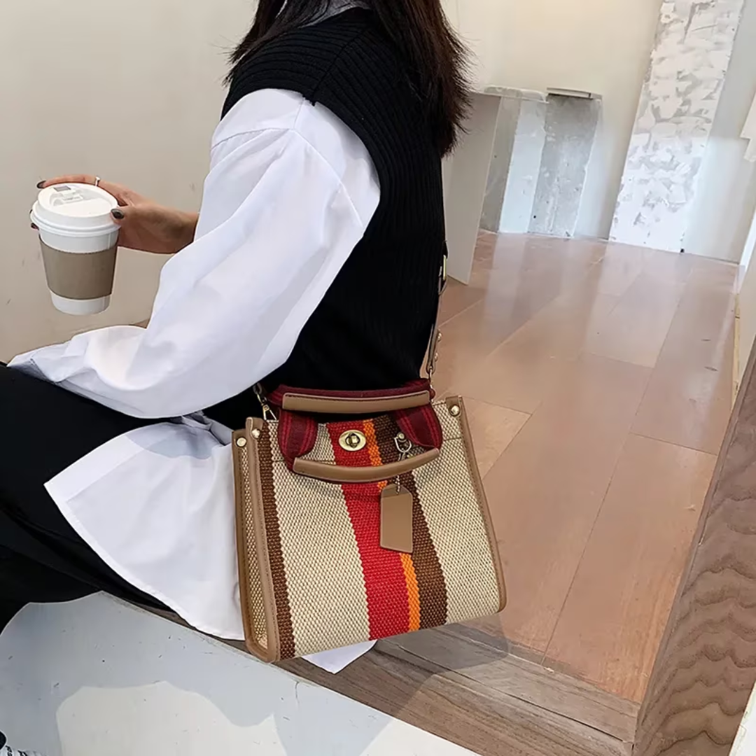 Rachelle canvas carrier bags - Versatile and trendy-Elly Rose