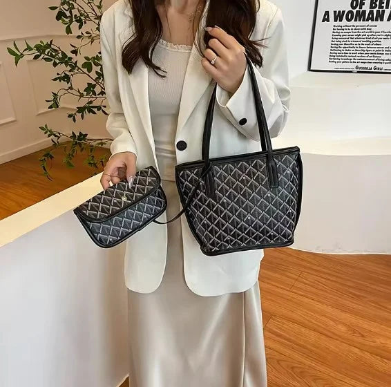 RoyalEase - Large Classic Shoulder Bag-Elly Rose