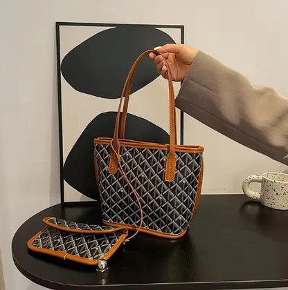 RoyalEase - Large Classic Shoulder Bag-Elly Rose