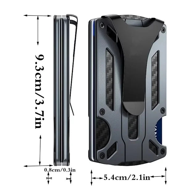 OnyxVault - Resistant carbon fiber wallet-Elly Rose