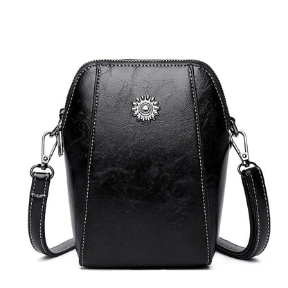 Compact leather bag - Lauren-Elly Rose
