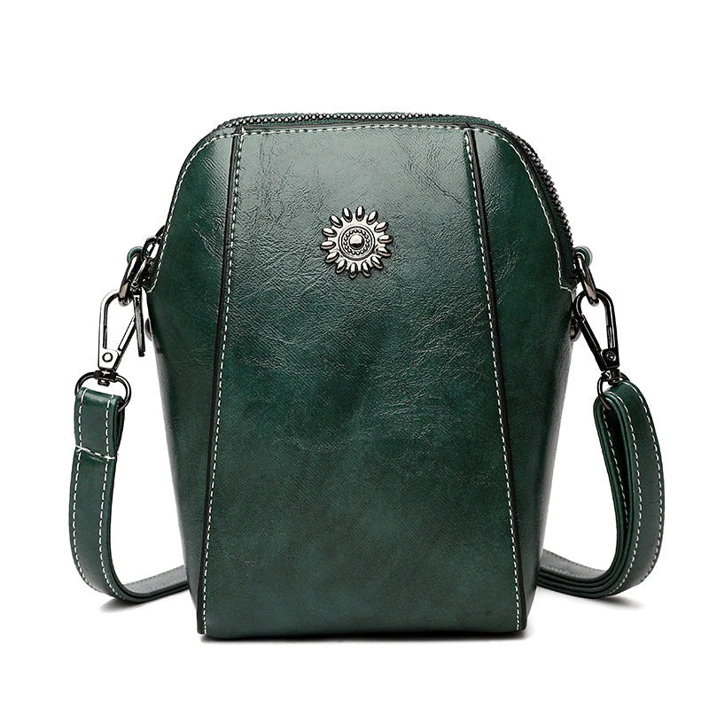Compact leather bag - Lauren-Elly Rose