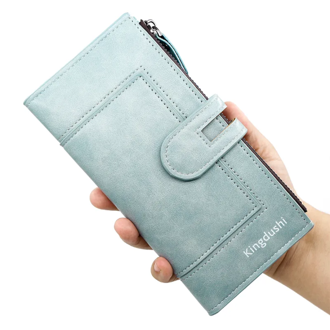 Long leather wallet | Practical and elegant-Elly Rose