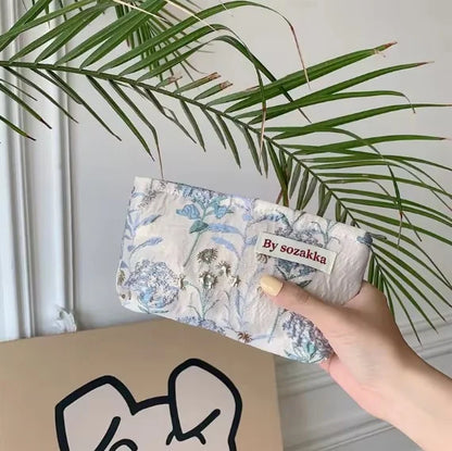 BotanicaBag - Floral make-up travel bag-Elly Rose