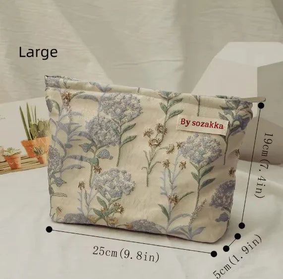BotanicaBag - Floral make-up travel bag-Elly Rose