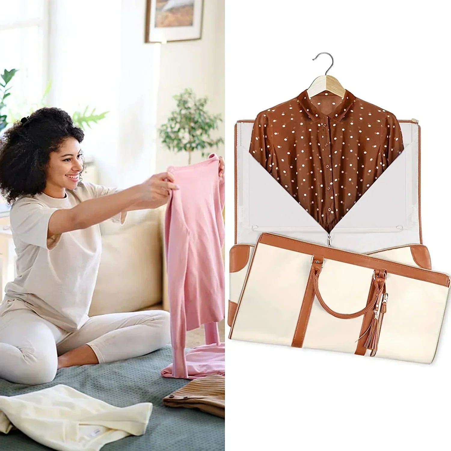 Foldable storage bag - Grab bag-Elly Rose