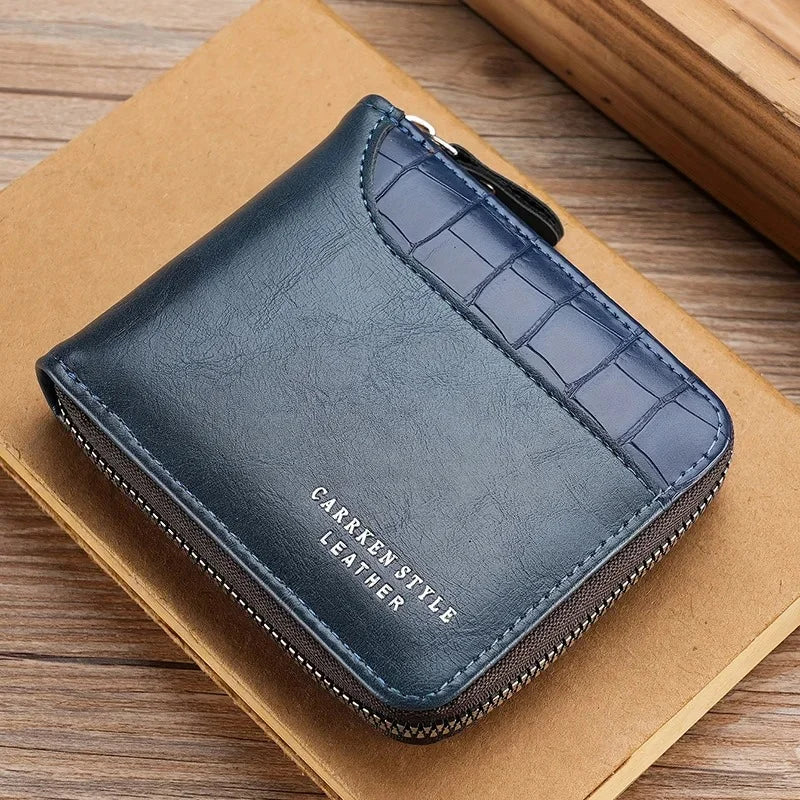 MIDGE - Zippered wallet for men-Elly Rose